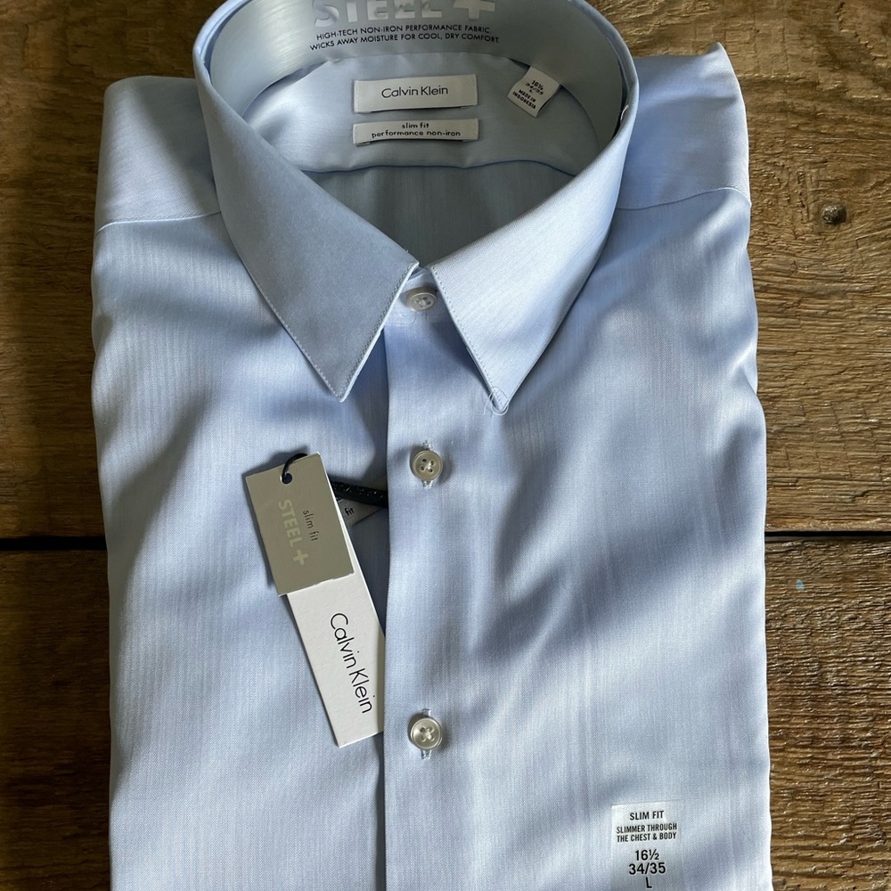 Calvin Klein Slim Fit dress shirt L (16 1/2, 34/35)